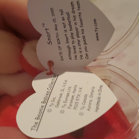 Snort, rare retired ty beanie baby - Picture 8 of 9